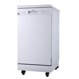 Danby 18" Wide Portable Dishwasher in White