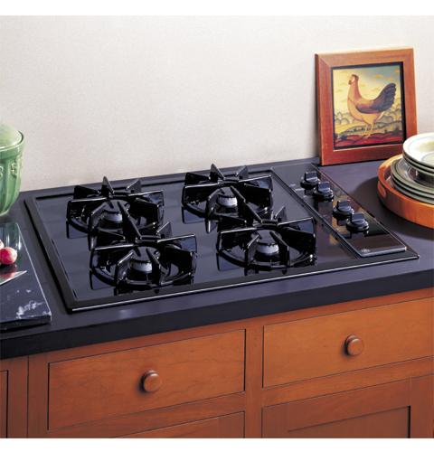 GE® 30" Built-In Gas Cooktop