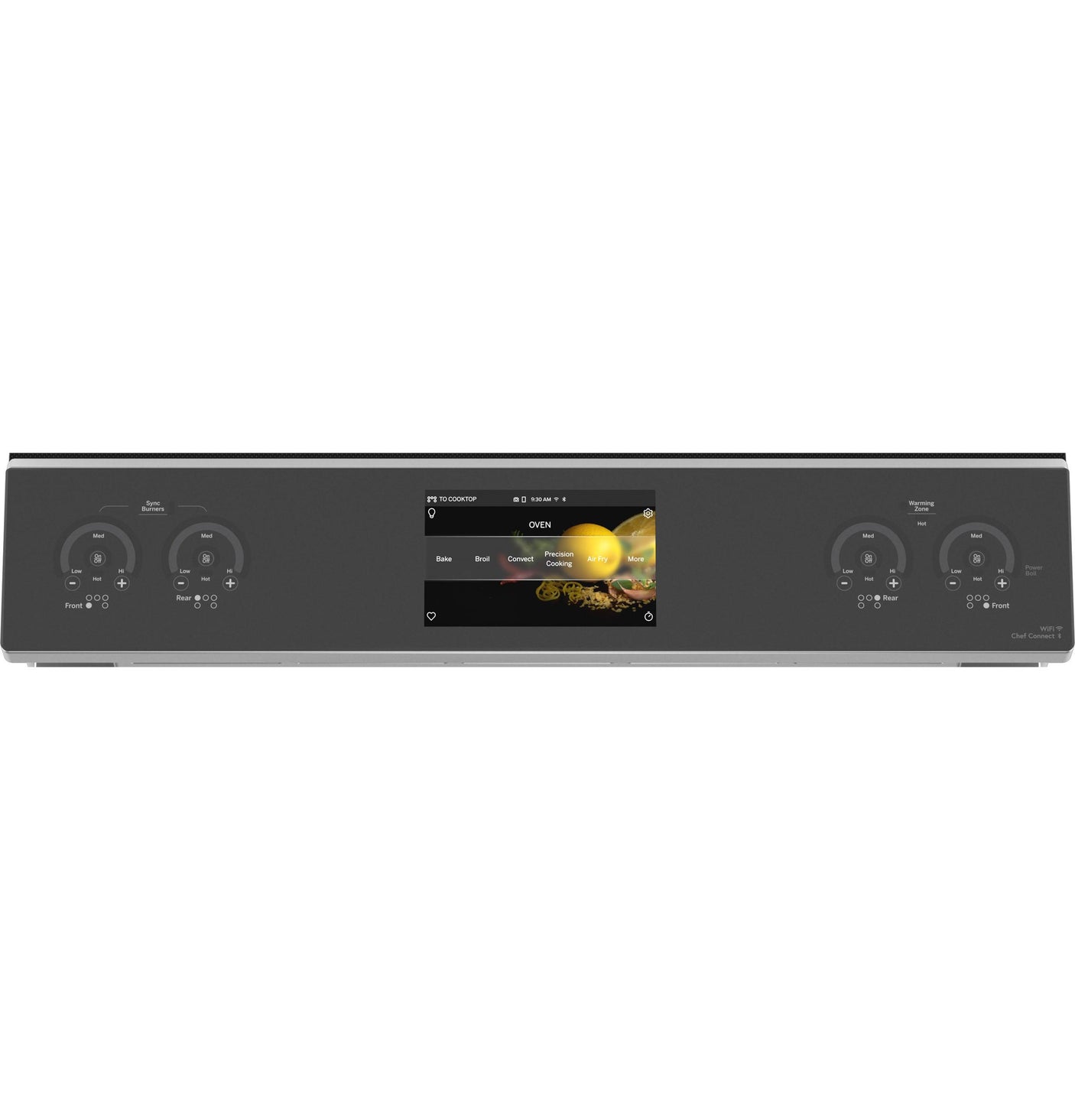 GE Profile™ 30" Smart Slide-In Front-Control Induction Fingerprint Resistant Range with In Oven Camera