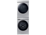 Bespoke 7.6 cu. ft. Ultra Capacity Electric Dryer with Super Speed Dry and AI Smart Dial in Silver Steel
