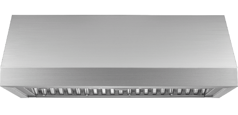 48" Pro Wall Hood, 18" High, Silver Stainless Steel