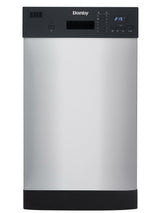Danby 18" Wide Built-in Dishwasher in Stainless Steel