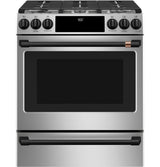 Café™ 30" Smart Slide-In, Front-Control, Dual-Fuel Range with Warming Drawer
