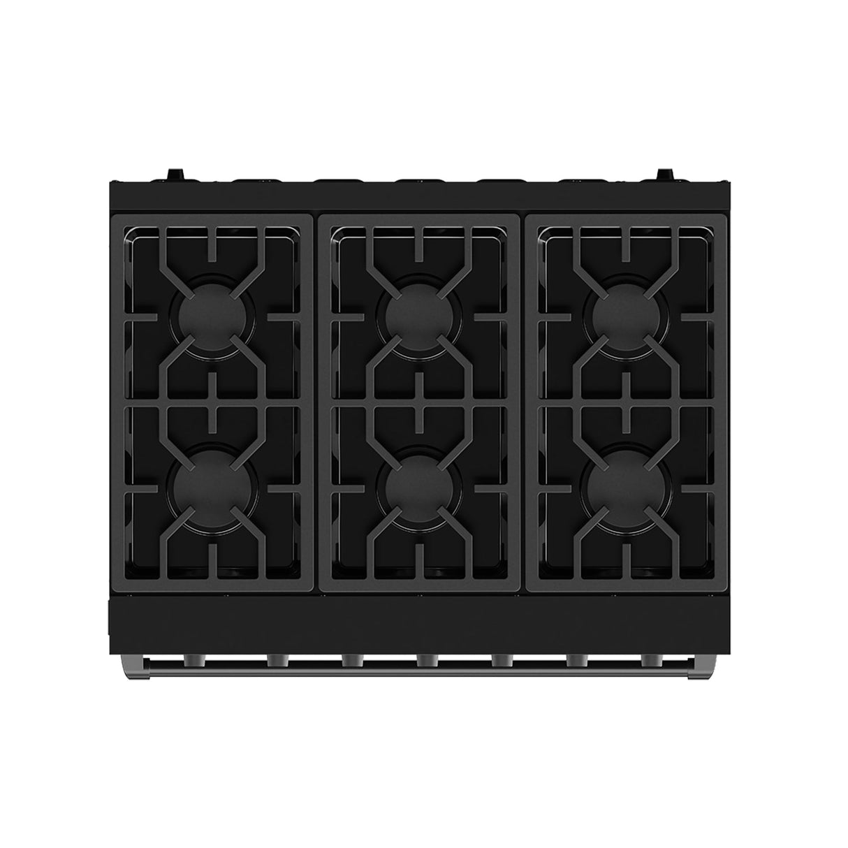 36 Inch Professional Gas Range With Precision Knob Control In Black  Gordon Ramsay Series