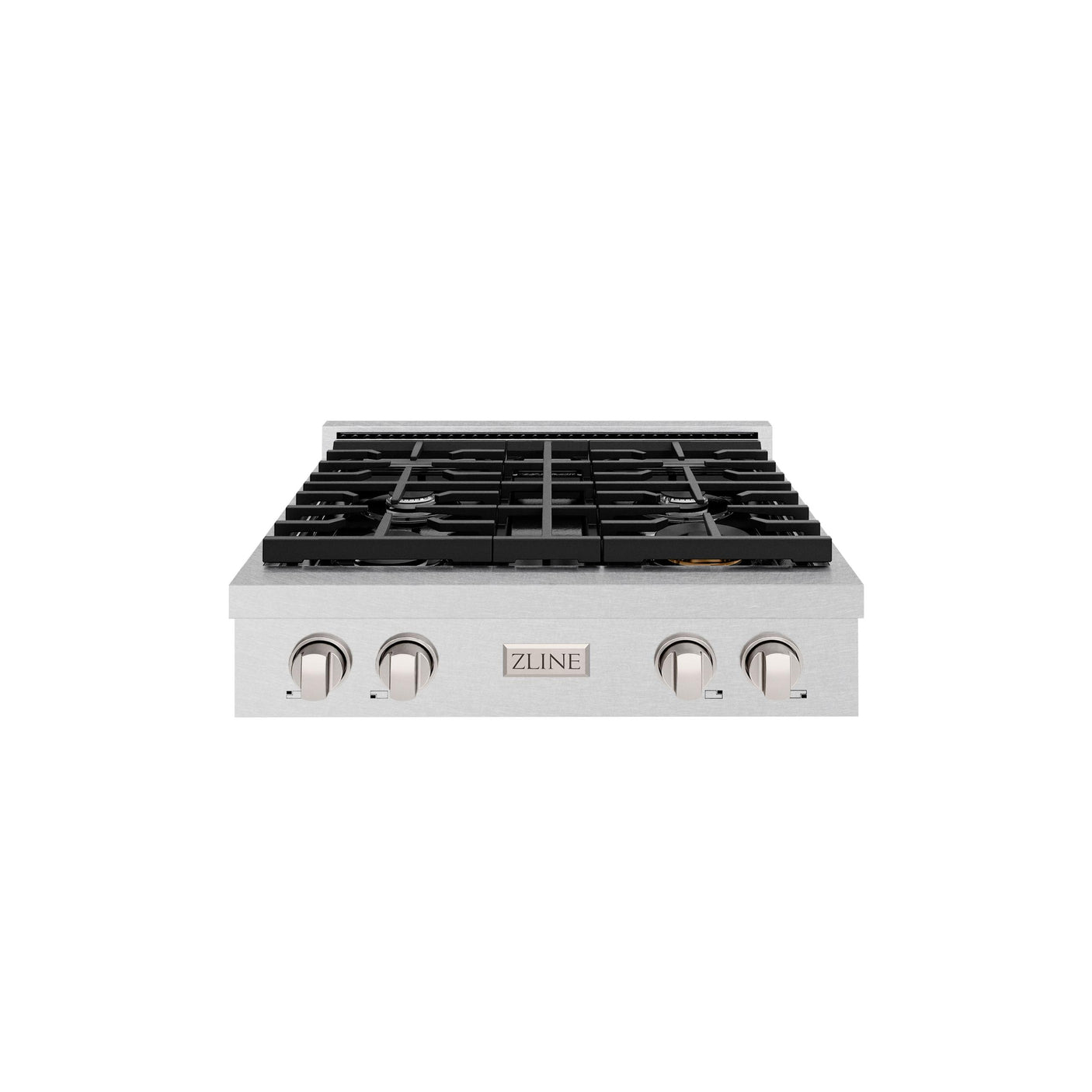 ZLINE 30 in. Paramount Gas Rangetop with 4 Burners and Porcelain Cooktop in DuraSnow' Stainless Steel (SRTS-30)