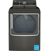 GE® 7.8 cu. ft. capacity gas dryer with stainless steel drum and steam