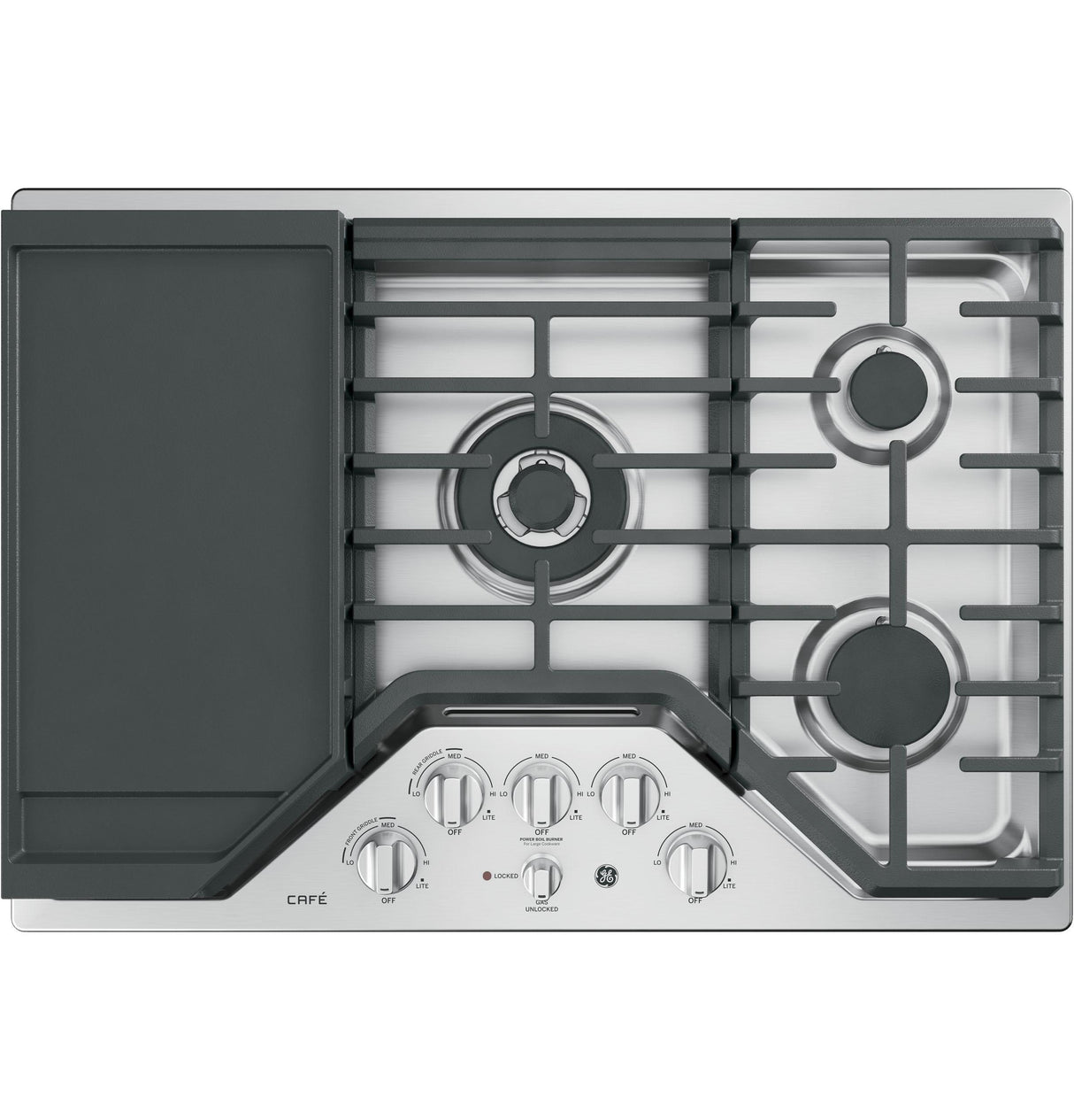 GE Cafe™ Series 30" Built-In Gas Cooktop