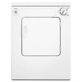 Whirlpool® 3.4 cu. ft. Compact Electric Dryer with End of Cycle Signal - White