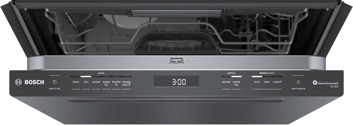 800 Series Dishwasher 24" Brushed black steel anti-fingerprint