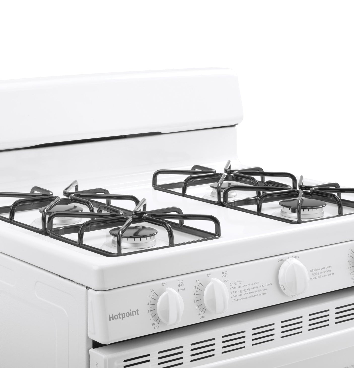Hotpoint® 30" Free-Standing Gas Range with Cordless Battery Ignition