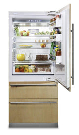 LIMITED QUANTITIES AVAILABLE: 36" Custom Panel Fully Integrated Bottom-Freezer Refrigerator - FBI7360W