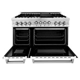 ZLINE 48" 6.0 cu. ft. Range with Gas Stove and Gas Oven in Stainless Steel (RG48) [Color: Red Matte]