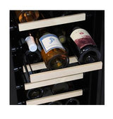 15" Standard Efficiency Single Zone Wine Cellar - Stainless Frame Glass Door - Left Hinge