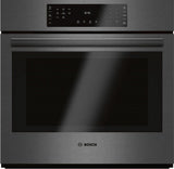 800 Series Single Wall Oven 30'' Black stainless steel HBL8442UC