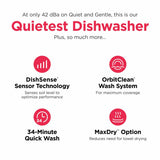 24" Ultra Quiet 42 dBA Dishwasher