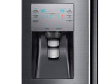 22 cu. ft. Food Showcase Counter Depth 4-Door Flex™ Refrigerator with FlexZone™ in Black Stainless Steel