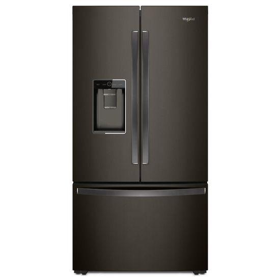Whirlpool® 36-inch Wide Counter Depth French Door-within-Door Refrigerator - 24 cu. ft. - Black Stainless