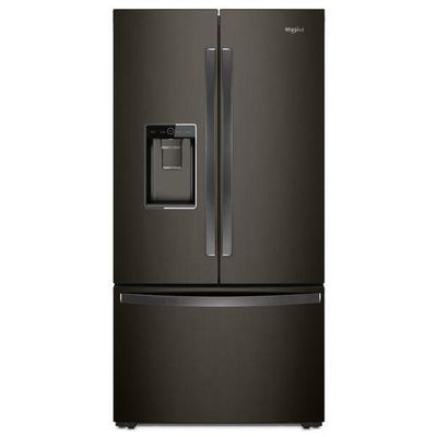 Whirlpool® 36-inch Wide Counter Depth French Door-within-Door Refrigerator - 24 cu. ft. - Black Stainless