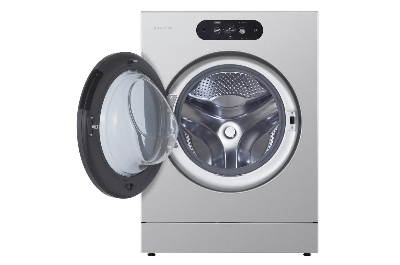 LG SIGNATURE 5.8 cu. ft. Mega Capacity Smart Front Load Washer with Built-In Intelligence, TurboWash® 360(degree), ezDispense® and Touch LCD Control