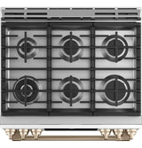 Café 30" Slide-In Front Control Gas Oven with Convection Range