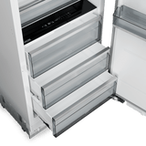 30 Inch Built-in Refrigerator Column, Stainless Steel Panel Ready