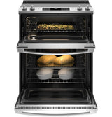 GE 30" Slide-In Electric Convection Double Oven Range
