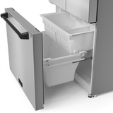30 Inch 17.5 Cu Ft French Door Counter Depth Refrigerator With Ice Maker In Stainless Steel/black  Gordon Ramsay Series