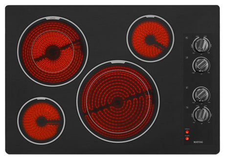 30-inch Wide Electric Cooktop with Two Dual-Choice Elements