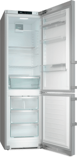 KFN 4799 DDE NA Stainless steel/CleanSteel - Freestanding fridge-freezer with DailyFresh, NoFrost, and IceMaker for fresh ice cubes any time.