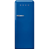 Approx 24" 50'S Style Refrigerator with ice compartment, Blue, Right hand hinge