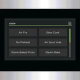 30" Induction Range with Stone-Baked Pizza