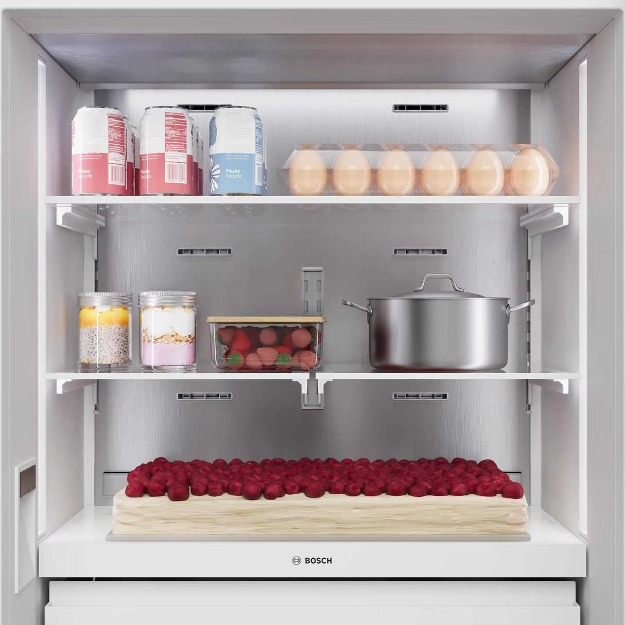 Benchmark™ Built-in Bottom Freezer Refrigerator 30'' Softclose® Flat Hinge