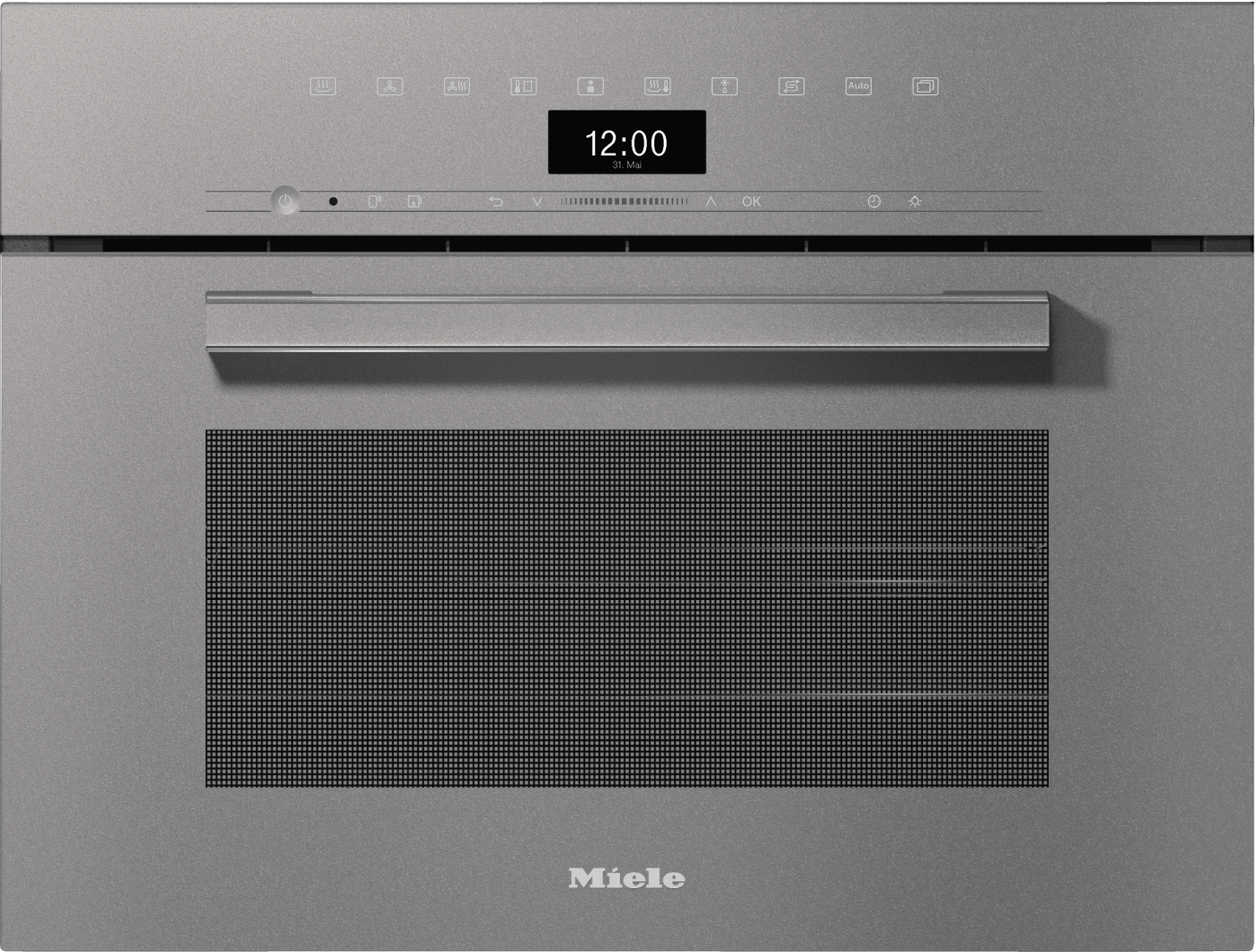 DGC 7440 AM Graphite grey - 24" Compact Combi-Steam Oven XL for steam cooking, baking, roasting with networking + BrilliantLight.
