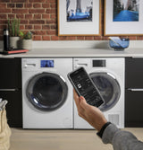 Haier ENERGY STAR® 4.1 cu.ft. Capacity Smart 24" Ventless Condenser Frontload Electric Dryer with Stainless Steel Basket