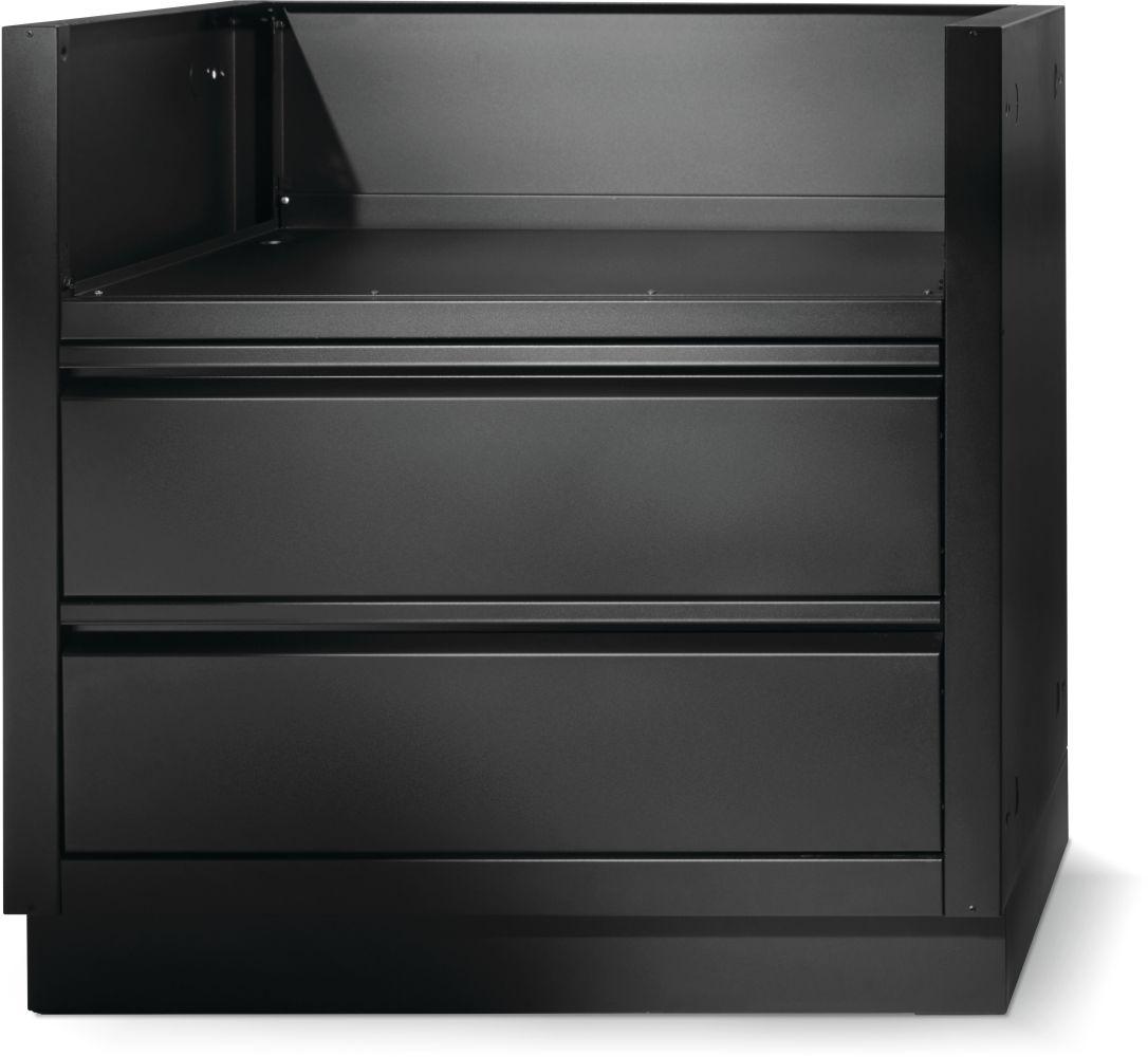 OASIS Under Grill Cabinet for Built-in BIG32, BI32, BIG32FT, Matte/Matt Black