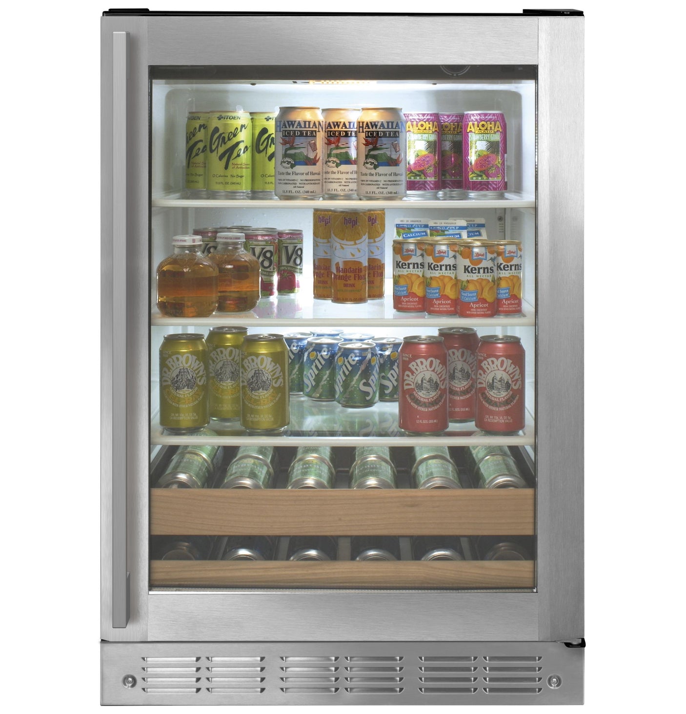 Monogram 24" Stainless Steel Beverage Center
