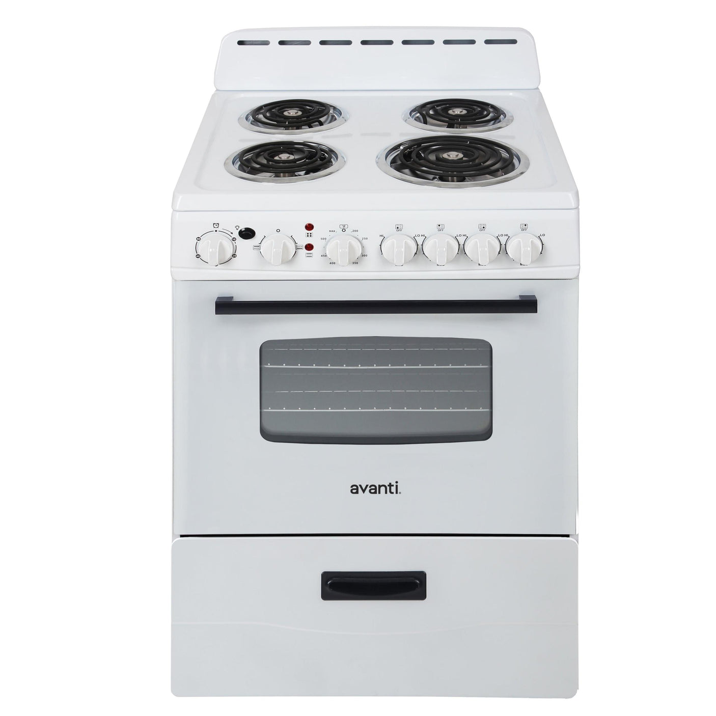 Avanti 24" Electric Range - White