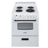 Avanti 24" Electric Range - White