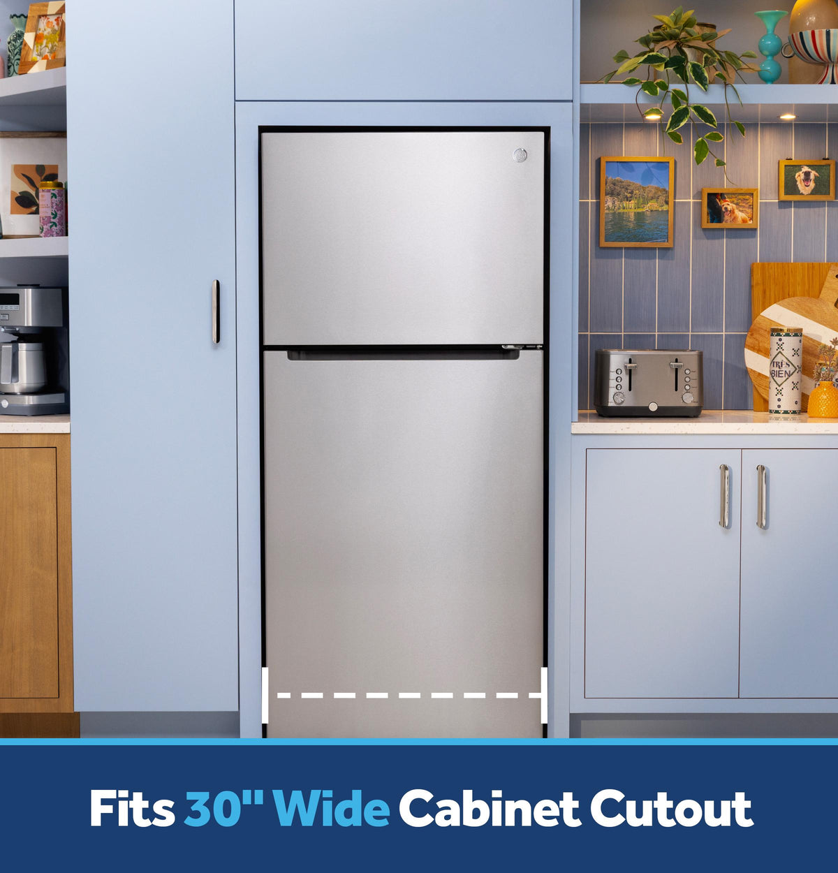 GE 19 Cu. Ft. Garage Ready Top-Freezer Refrigerator