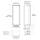 24" BUILT-IN FRIDGE COLUMN