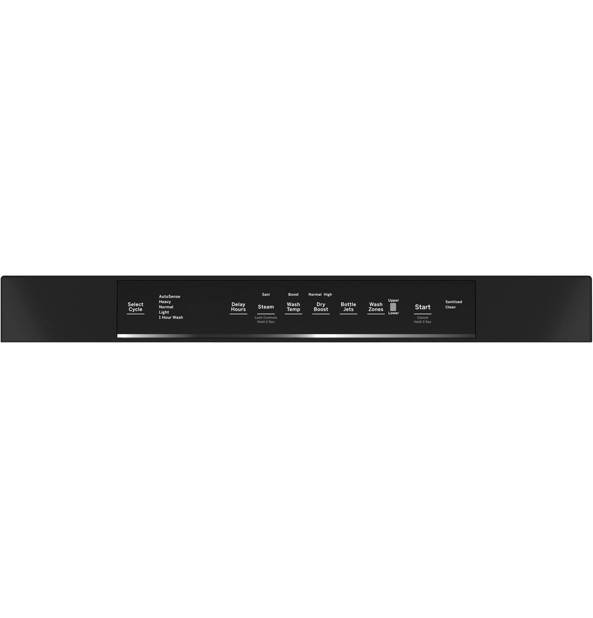 GE® Front Control with Stainless Steel Interior Dishwasher with Sanitize Cycle & Dry Boost