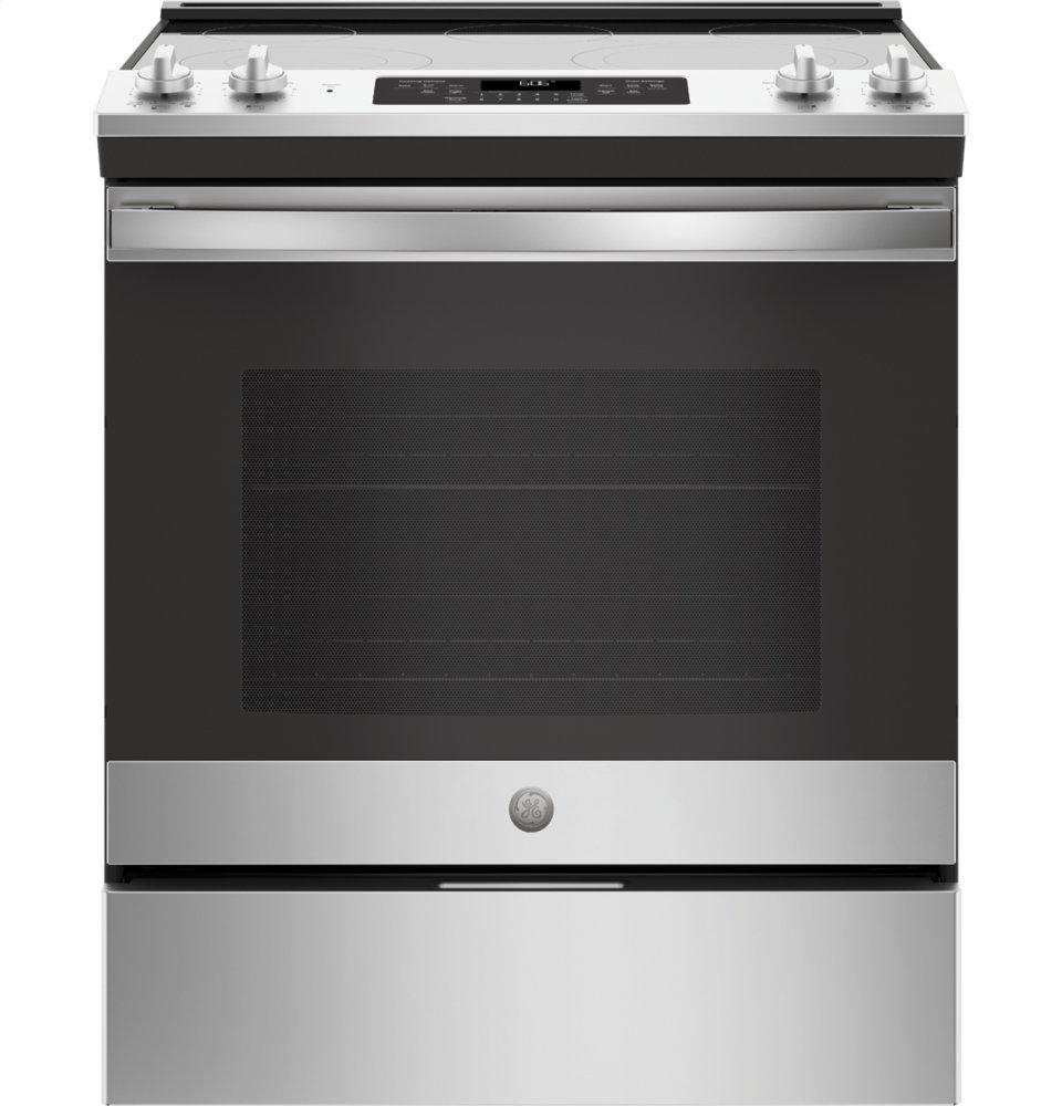 GE® 30" Slide-In Electric Range