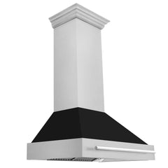 ZLINE 36 in. DuraSnow Stainless Steel Range Hood with DuraSnow Shell (8654SNX-36) [Color: Black Matte]