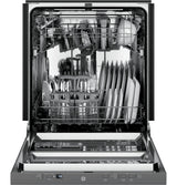 GE® ENERGY STAR® ADA Compliant Stainless Steel Interior Panel-Ready Dishwasher with Sanitize Cycle