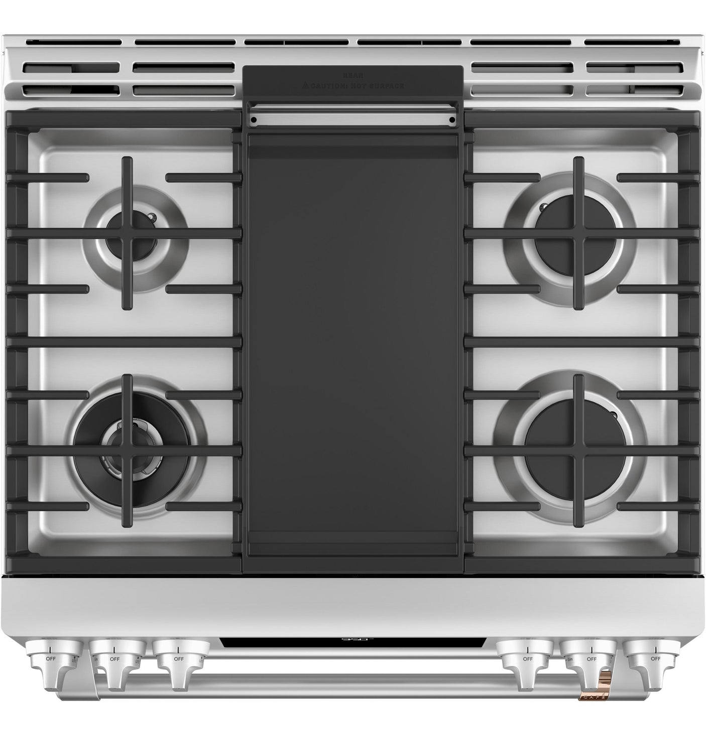 Café 30" Smart Slide-In, Front-Control, Dual-Fuel, Double-Oven Range with Convection