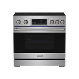 36 Inch Professional Induction Range With Tilt Panel Touch Control In Stainless Steel  Gordon Ramsay Series