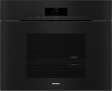 DGC 7880X Obsidian Black - 30" Handleless Combi-Steam Oven XXL for steam cooking, baking, roasting with roast probe + menu cooking.