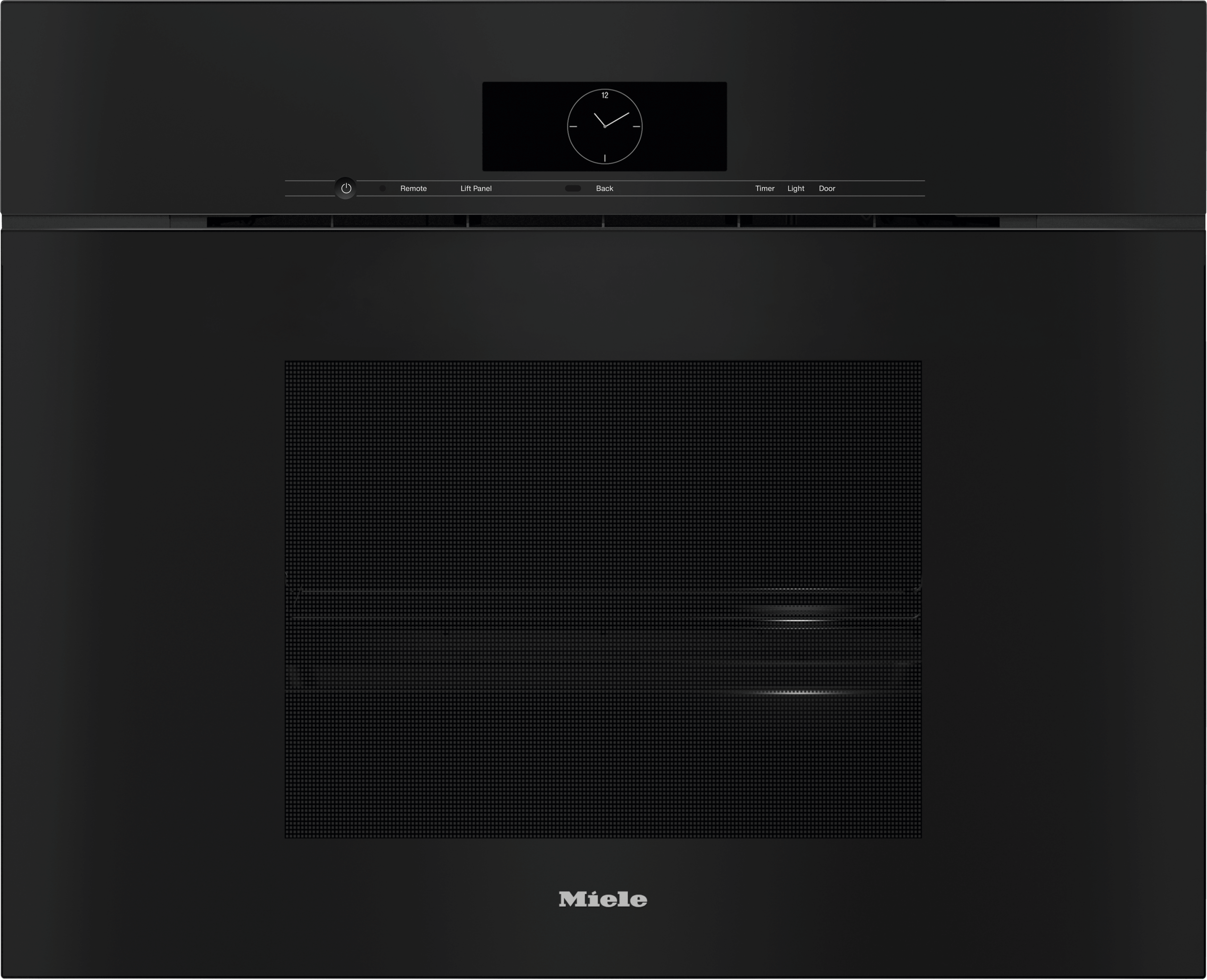 DGC 7880X Obsidian Black - 30" Handleless Combi-Steam Oven XXL for steam cooking, baking, roasting with roast probe + menu cooking.
