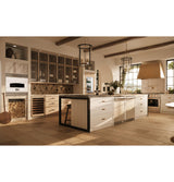 Monogram 30" Panel-Ready Integrated Glass-Door Refrigerator for Single or Dual Installation