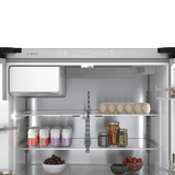 500 Series French Door Bottom Mount Refrigerator 36" Black Stainless Steel, Total No Frost